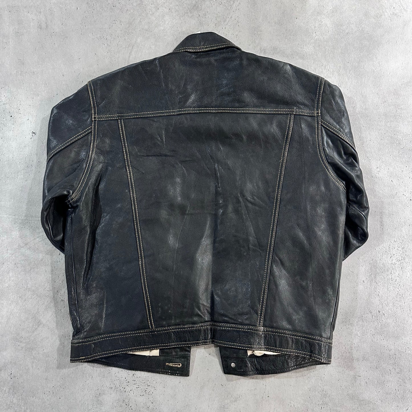 Vintage South Korea Retro Leather Jackets