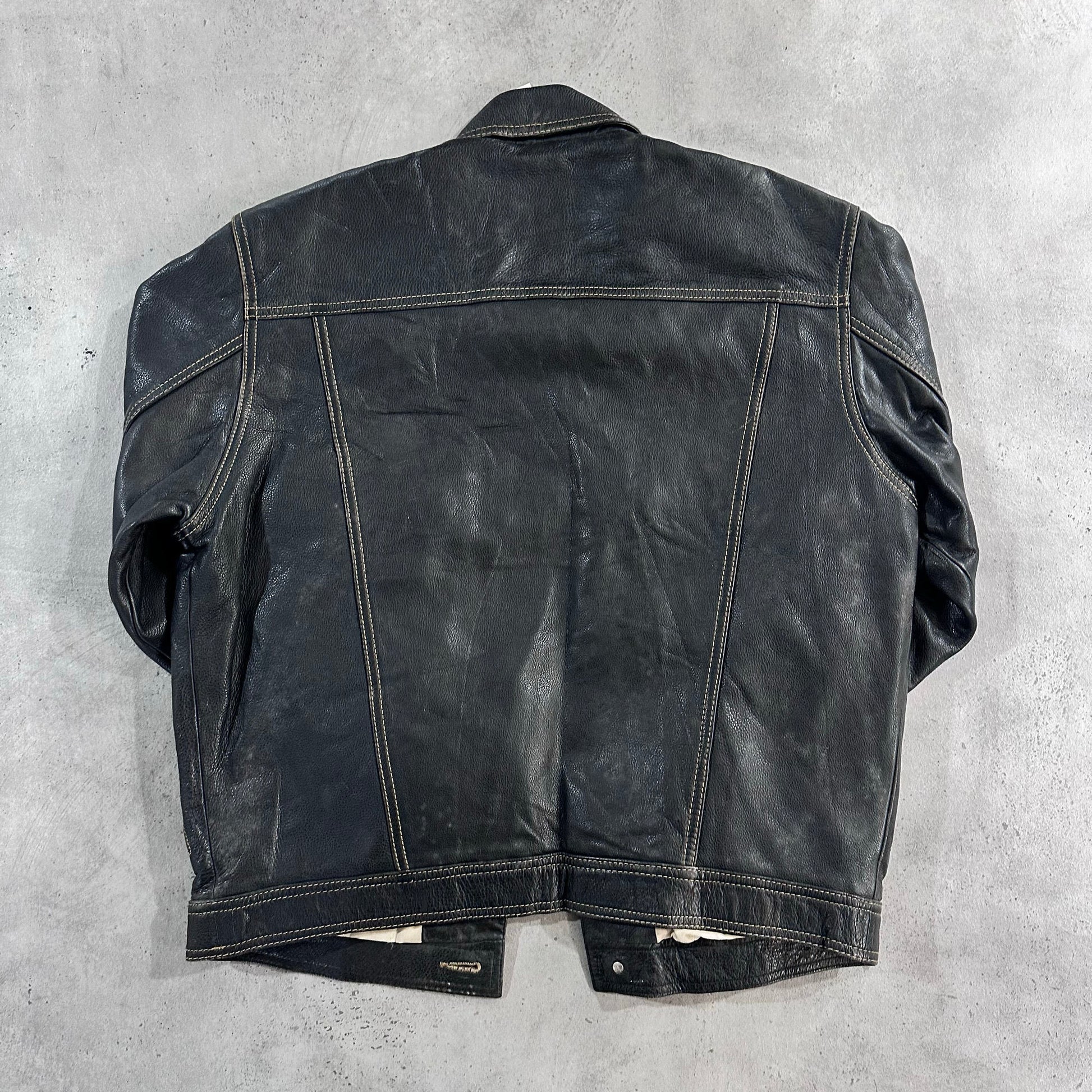 Vintage South Korea Retro Leather Jackets