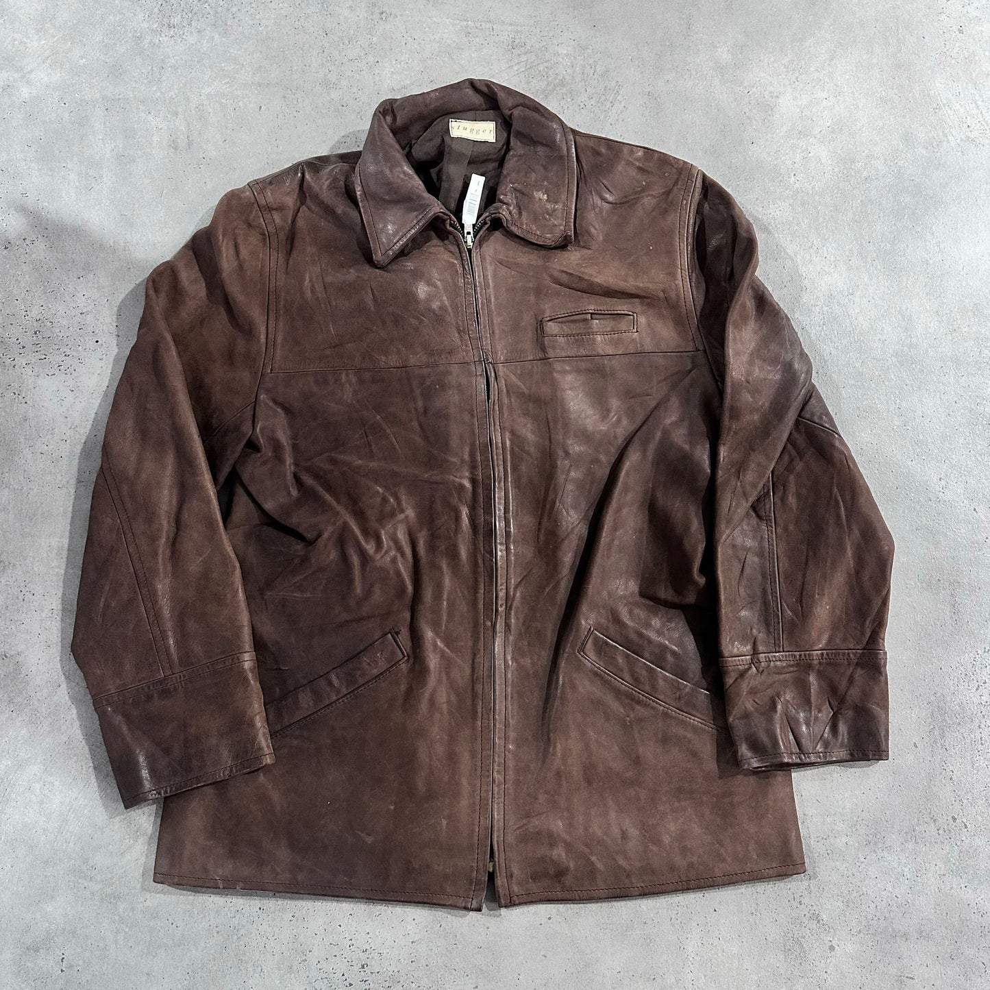 Vintage 70s-90s France Mid-Length Leather Jackets
