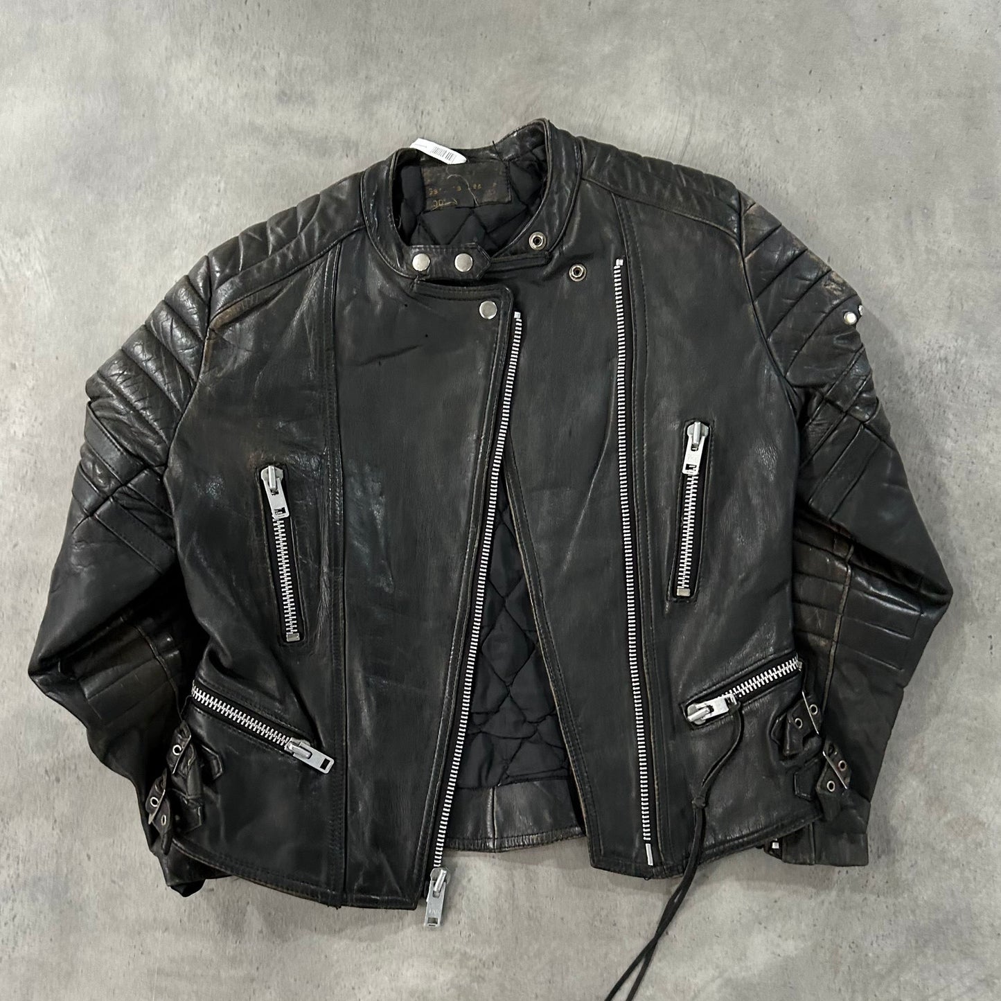 Vintage 70s-90s Germany Double Rider Leather Jackets
