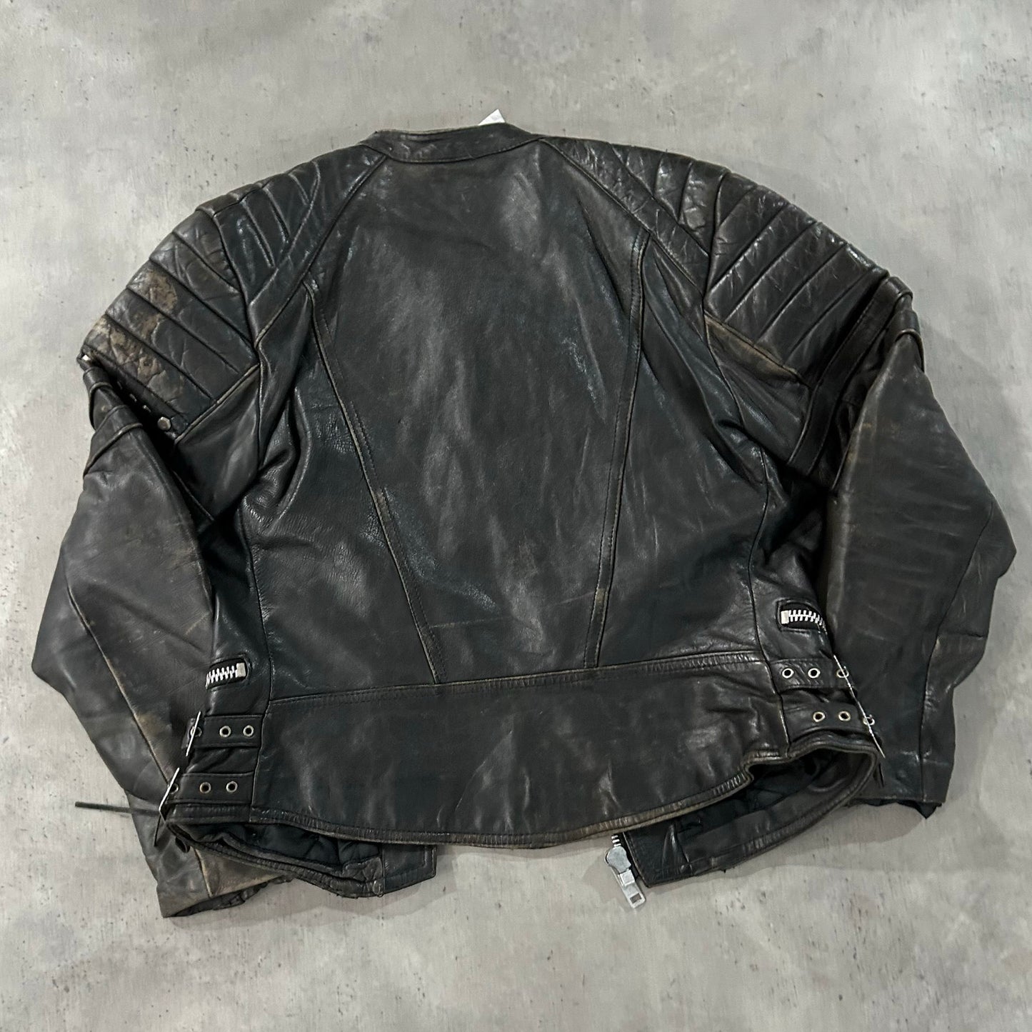 Vintage 70s-90s Germany Double Rider Leather Jackets