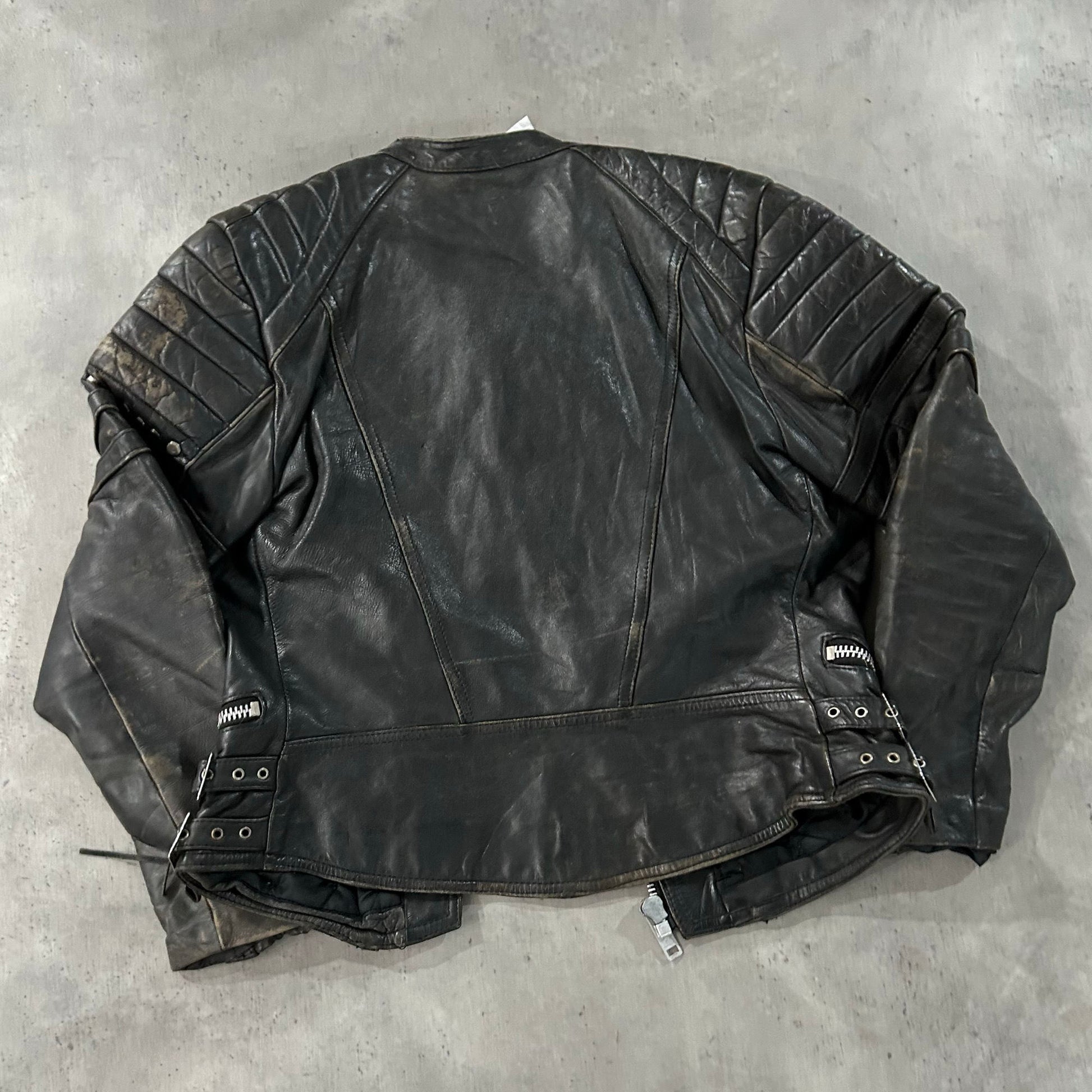 Vintage 70s-90s Germany Double Rider Leather Jackets