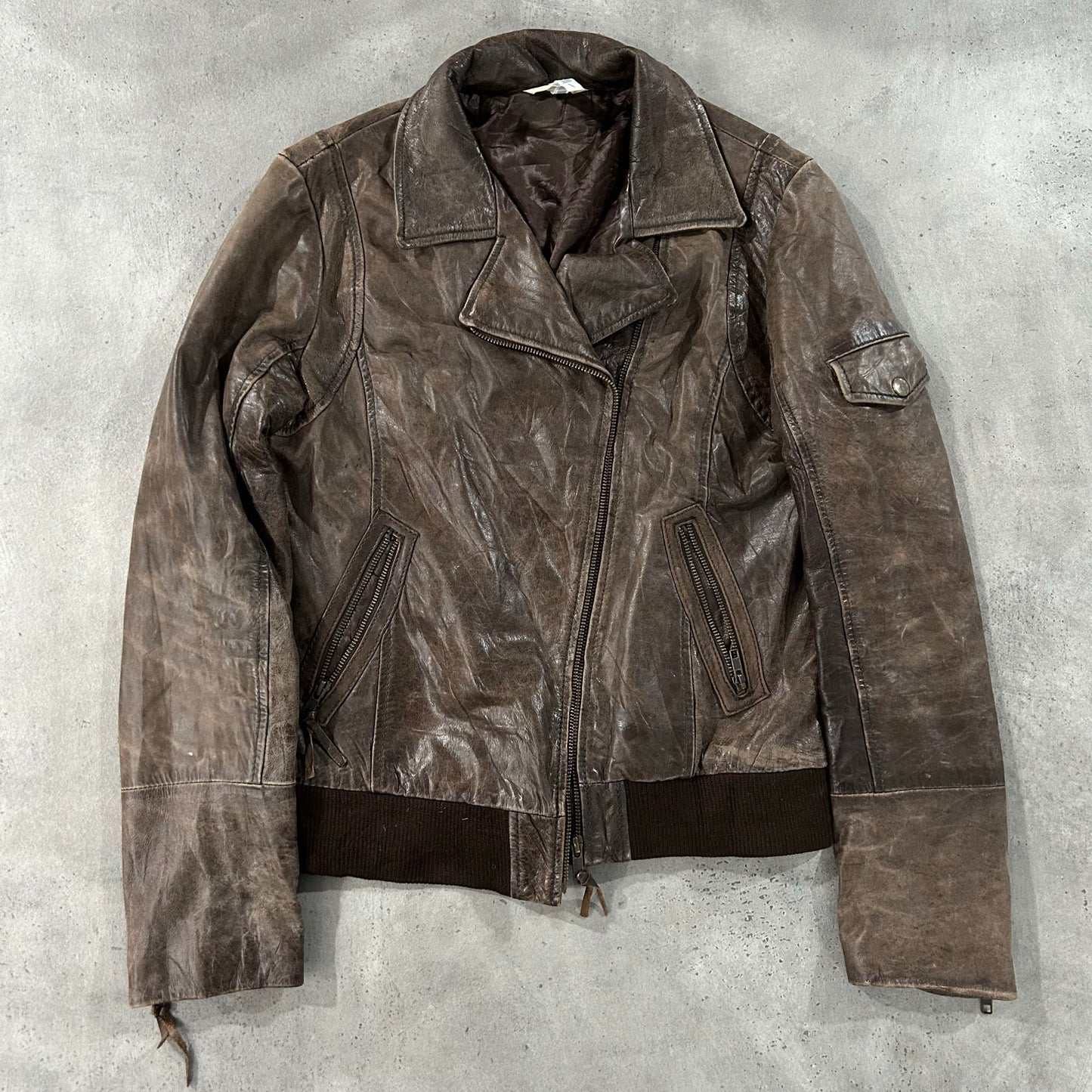 Vintage Retro Double Rider Leather Jackets