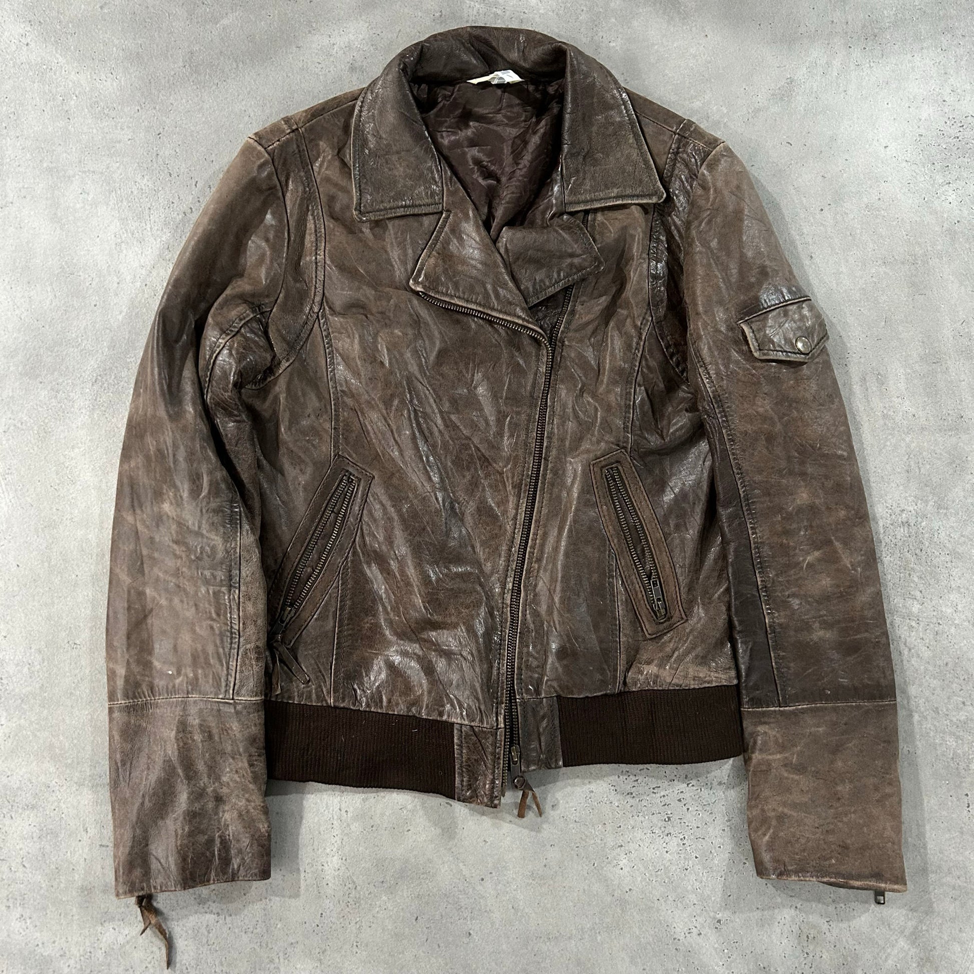Vintage Retro Double Rider Leather Jackets