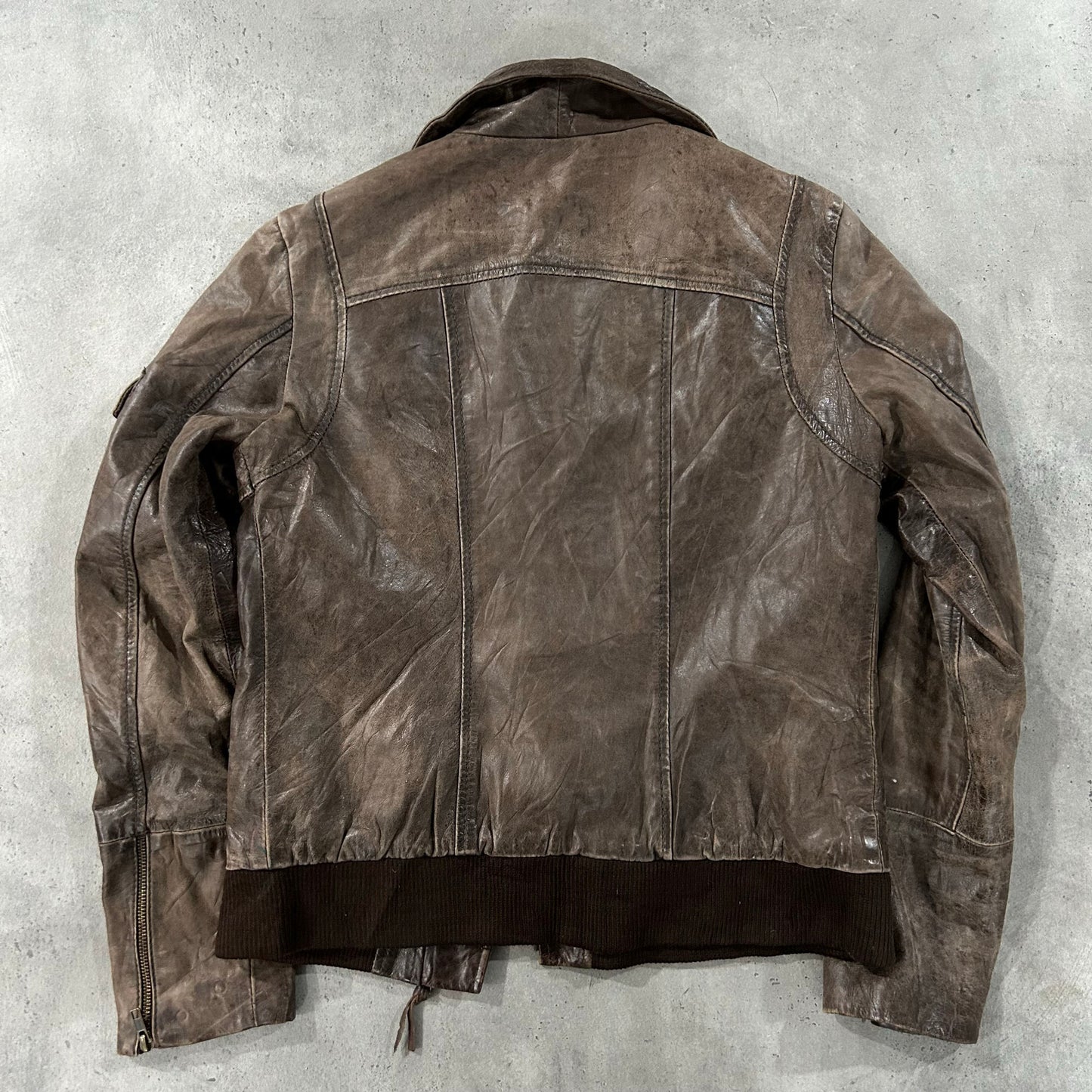 Vintage Retro Double Rider Leather Jackets