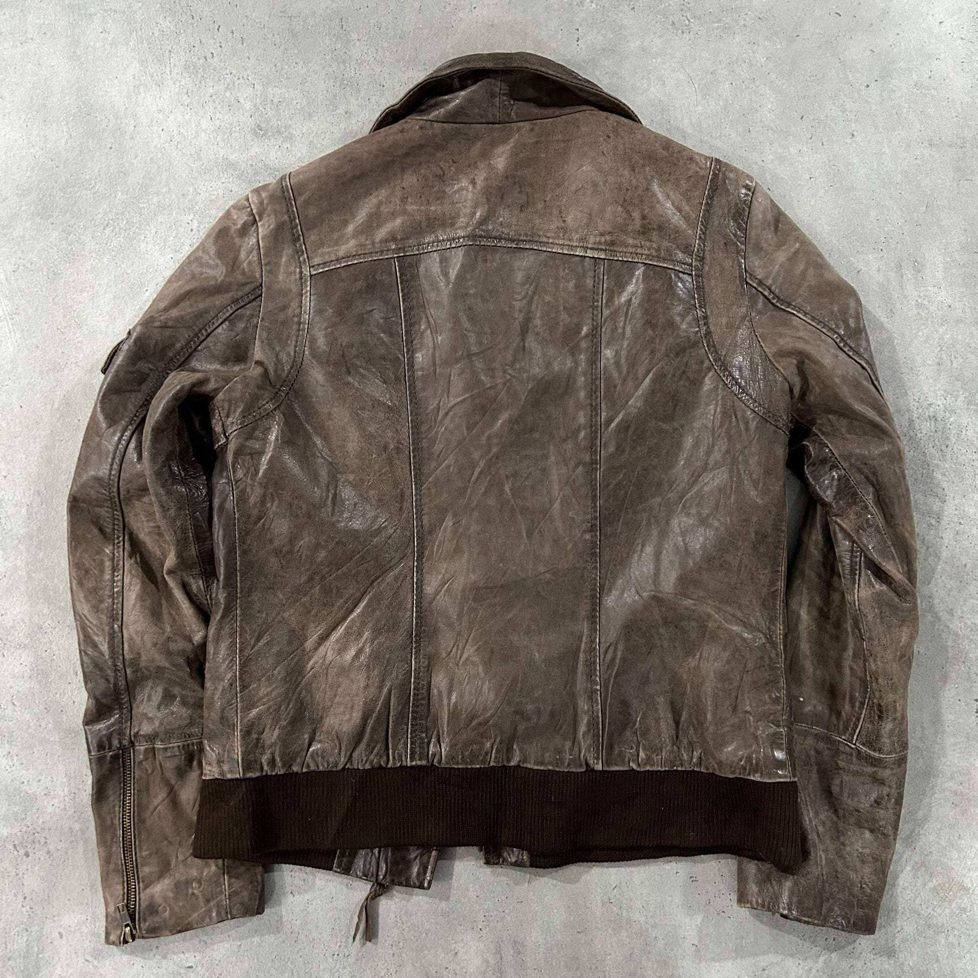 Vintage Retro Double Rider Leather Jackets