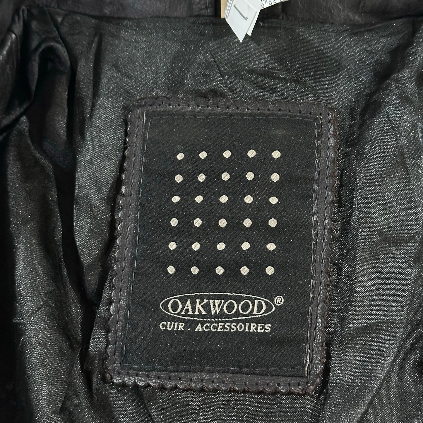 Vintage 70s-90s France Oakwood Retro Mid-Length Leather Jackets