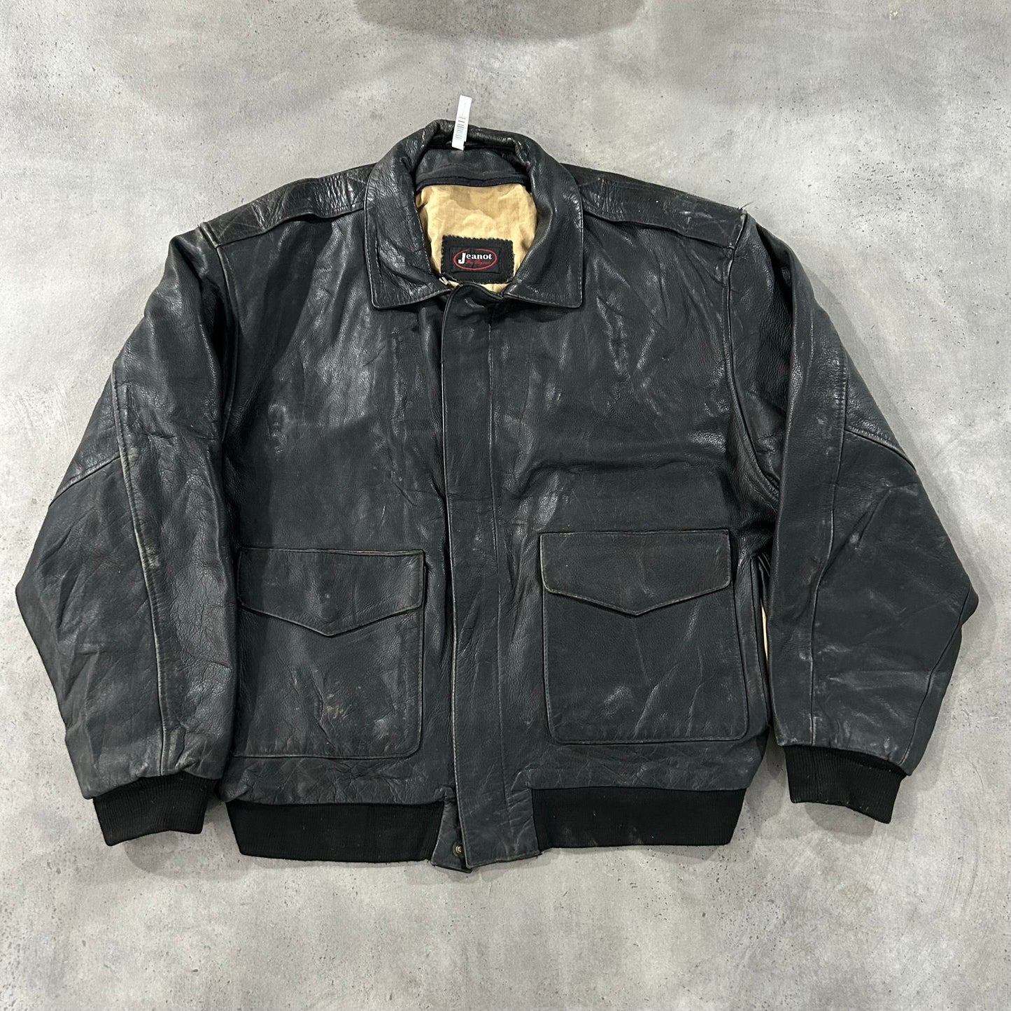 Vintage 70s-90s France Military A-2 Leather Jackets