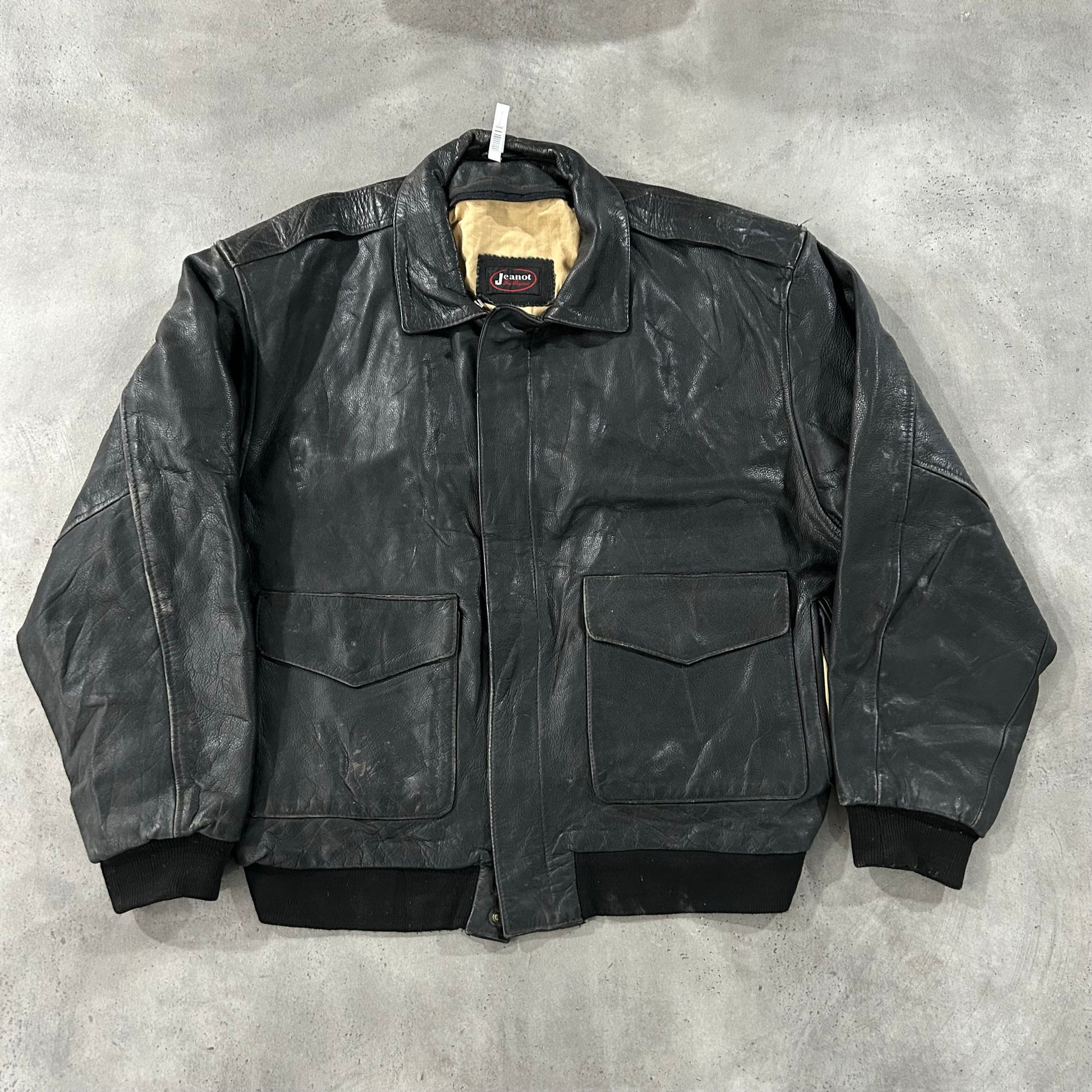 Vintage 70s-90s France Military A-2 Leather Jackets