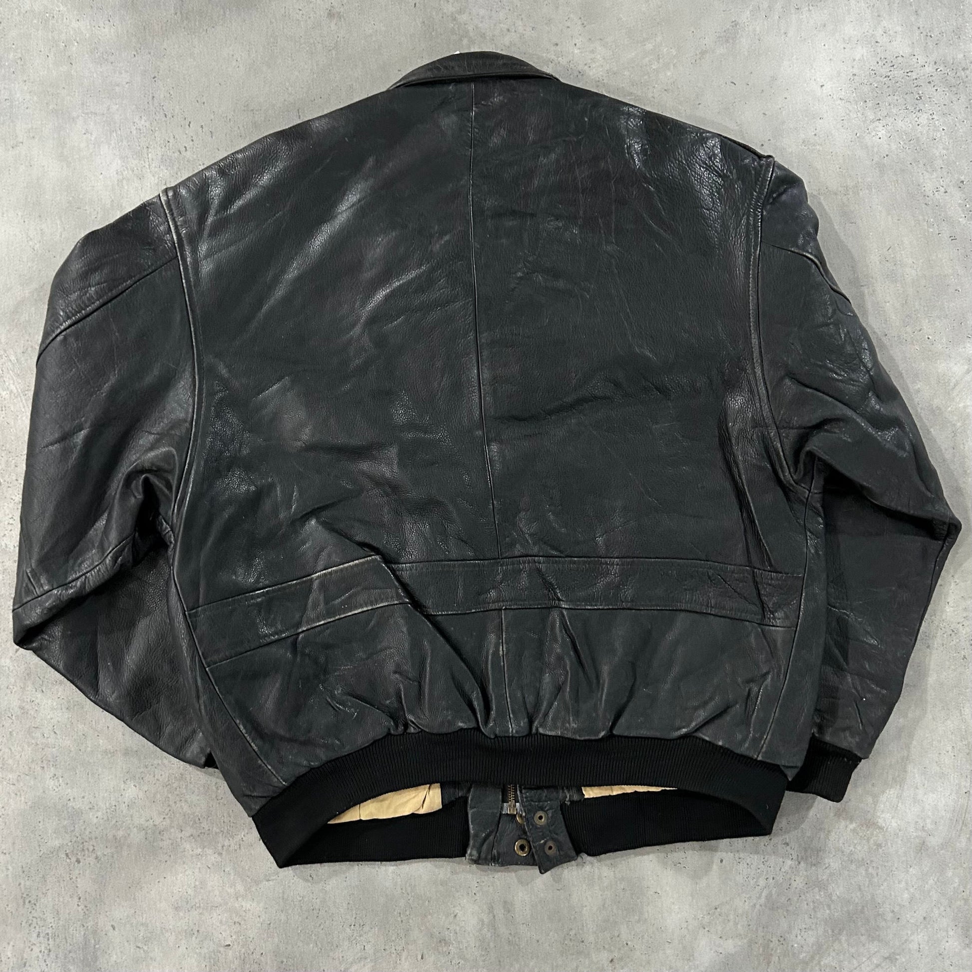 Vintage 70s-90s France Military A-2 Leather Jackets