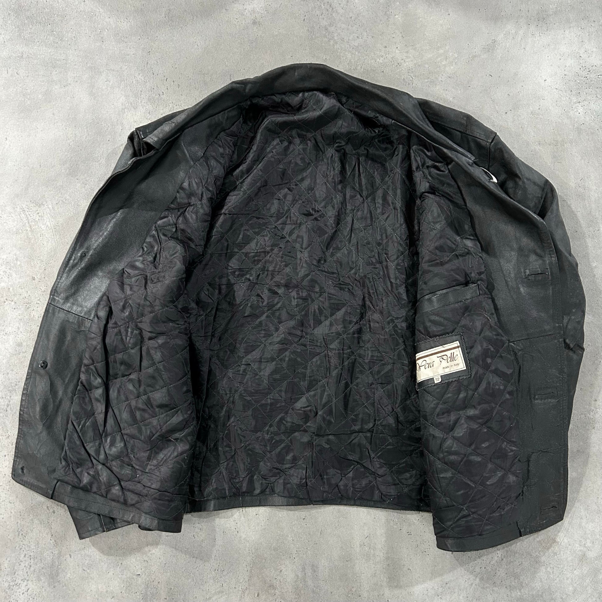 Vintage 70s-90s Italy Retro Leather Jackets