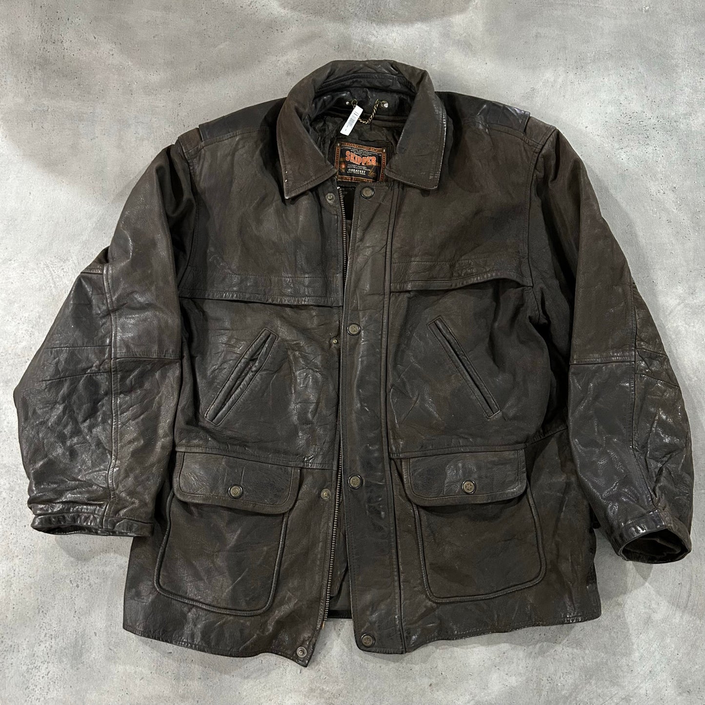 Vintage 70s-90s France Mid-Length Leather Jackets