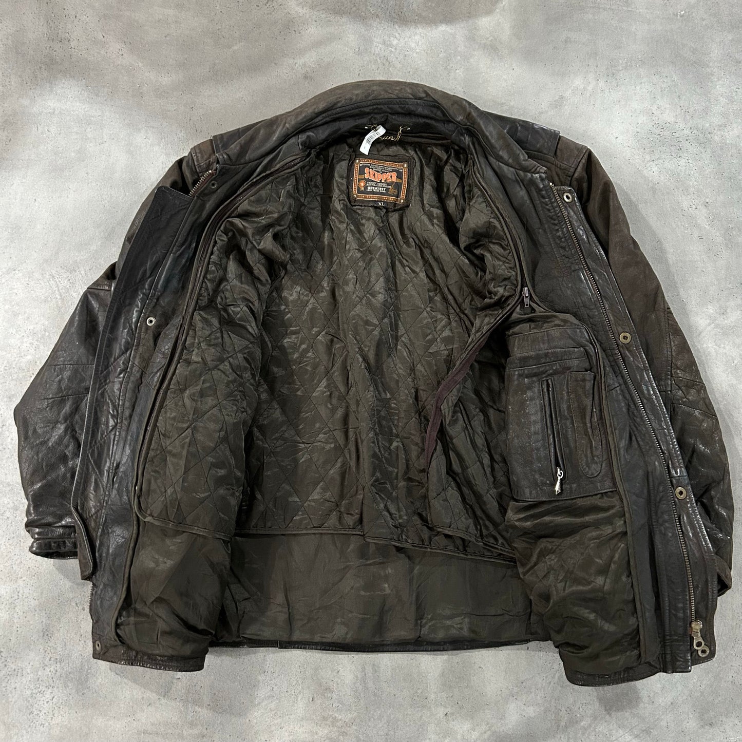 Vintage 70s-90s France Mid-Length Leather Jackets