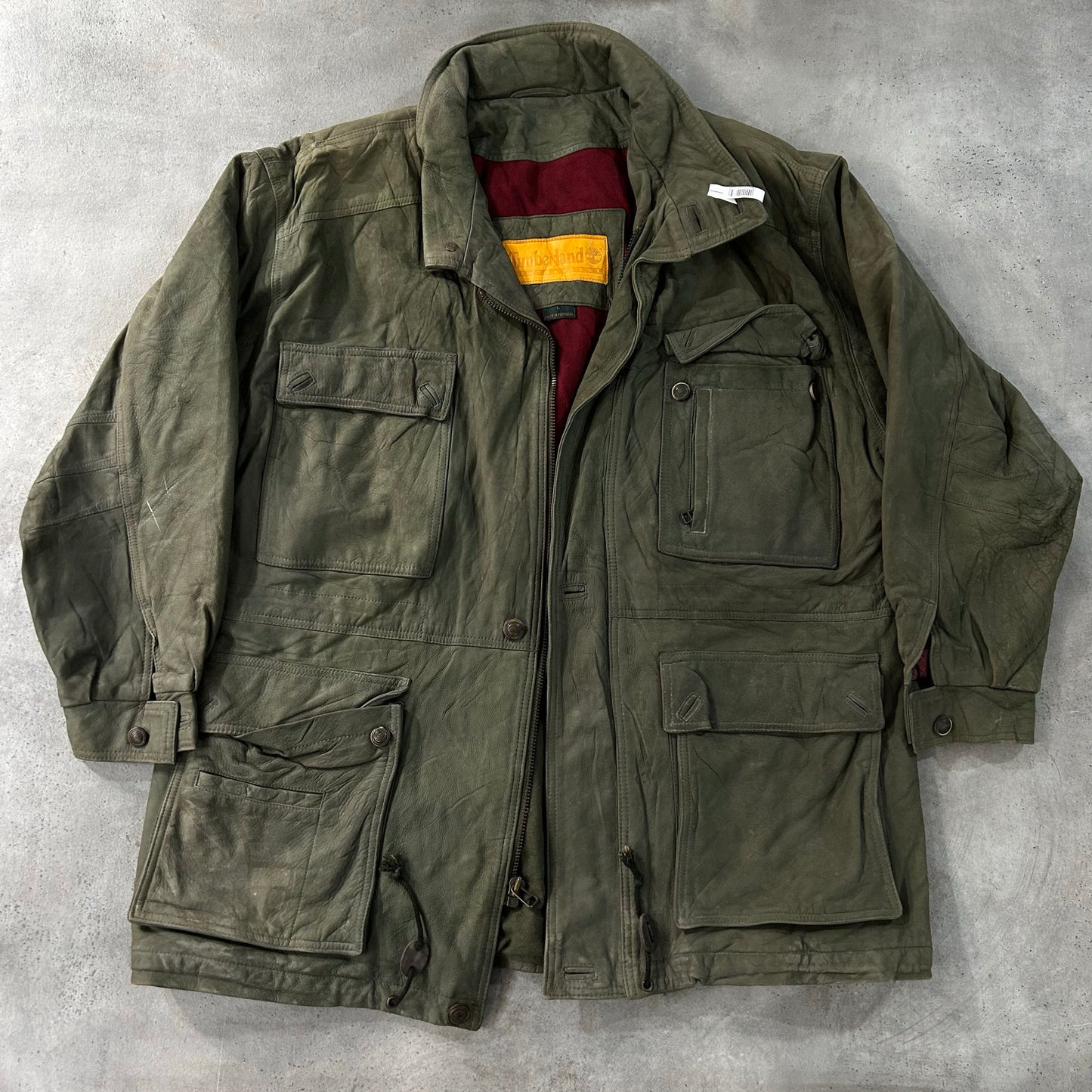 Vintage 70s-90s Portugal Timberland Workwear Mid-Length Leather Jackets