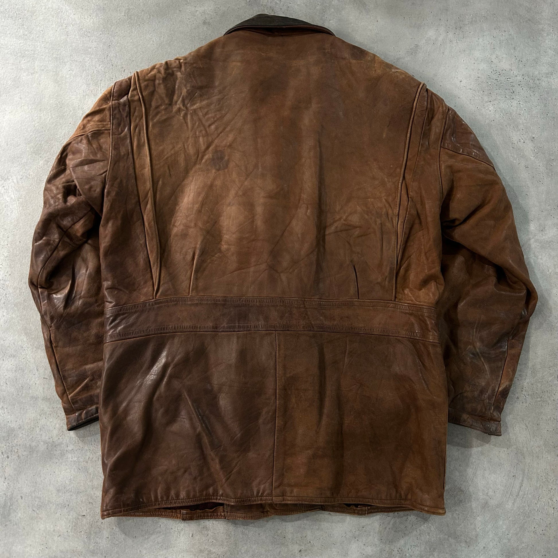 Vintage 70s-90s USA Schott Workwear Mid-Length Leather Jackets