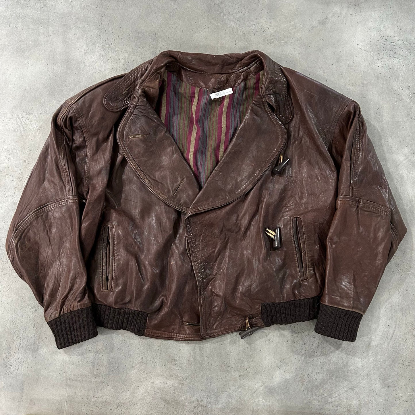 Vintage 70s-90s France Redskins Military Flight Leather Jackets