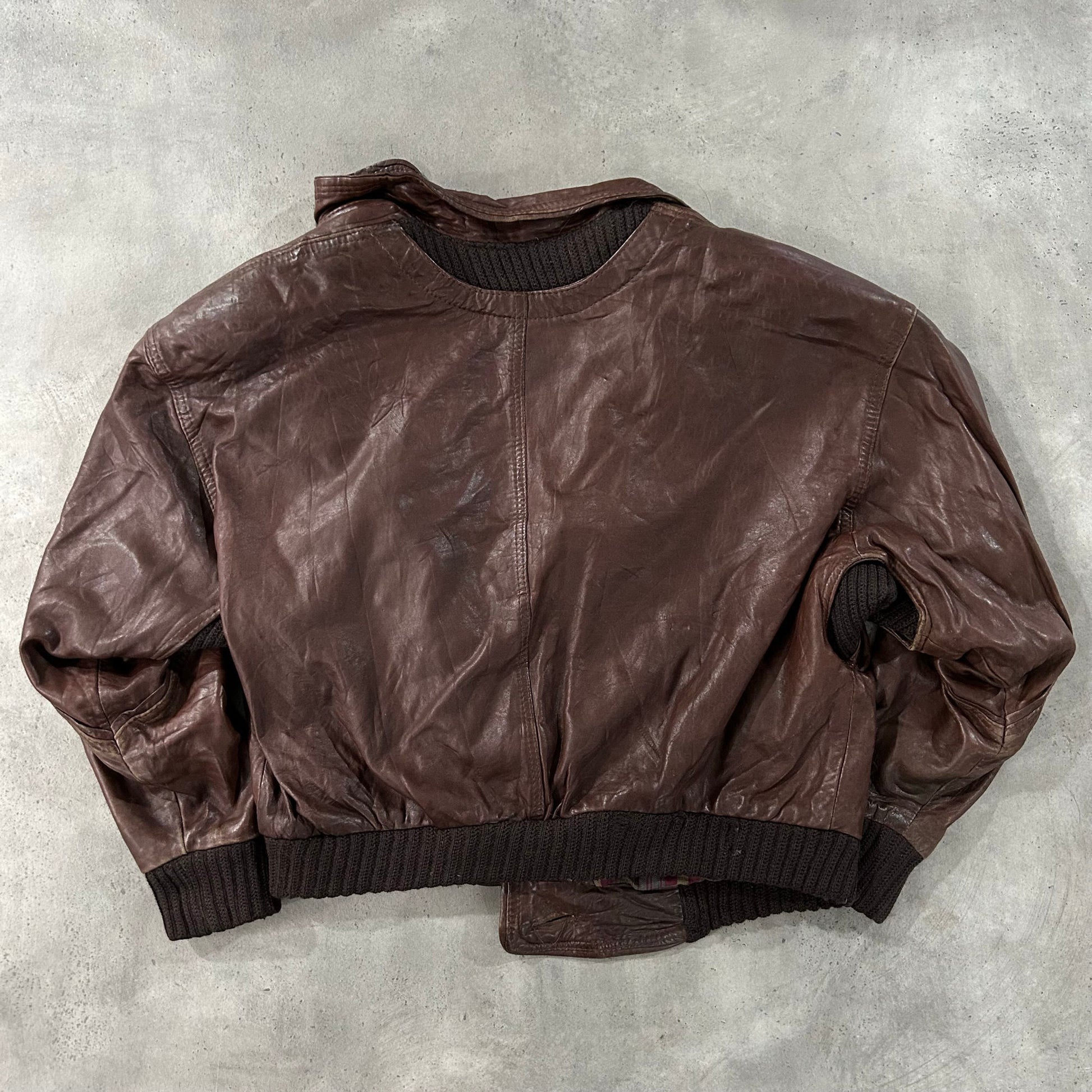 Vintage 70s-90s France Redskins Military Flight Leather Jackets