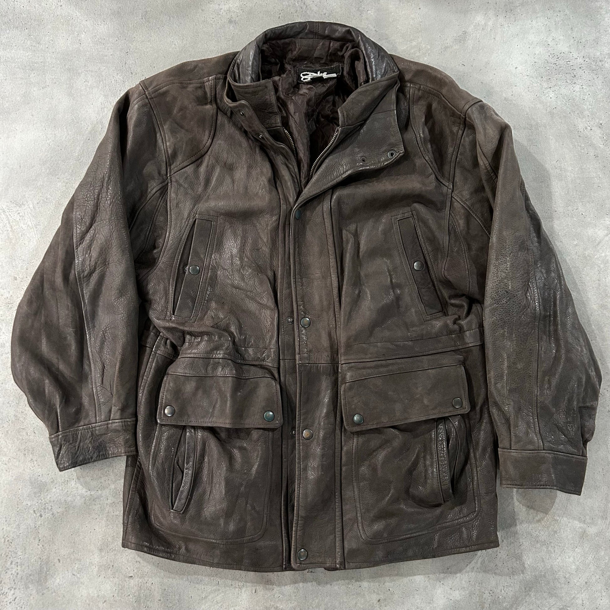 Vintage 70s-90s France Mid-Length Leather Jackets