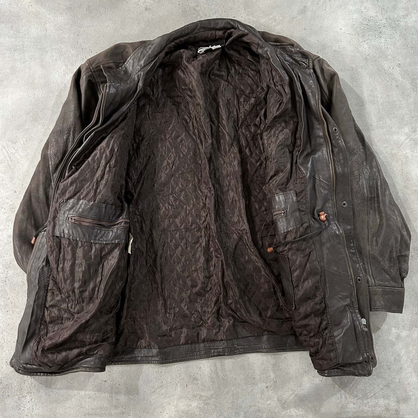Vintage 70s-90s France Mid-Length Leather Jackets