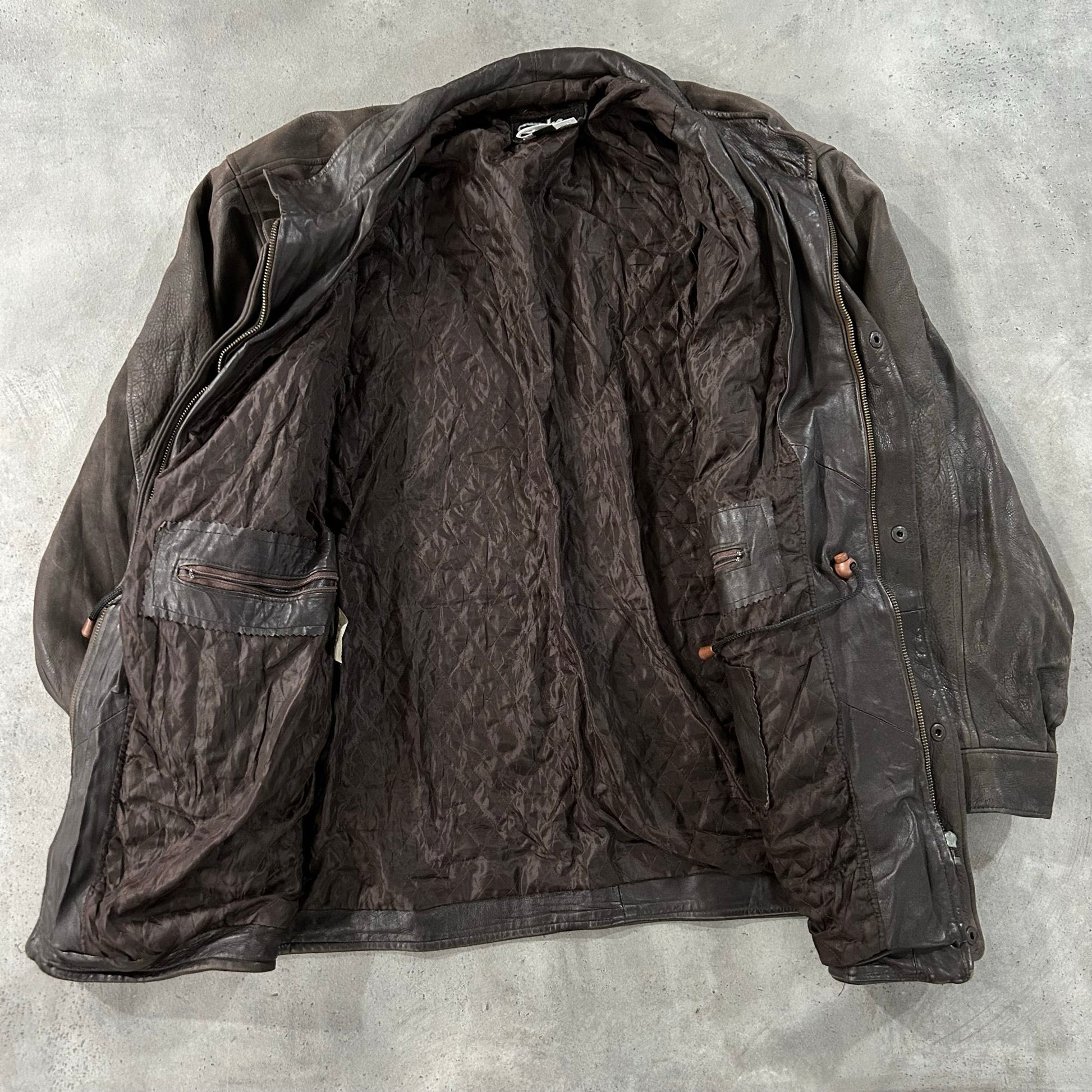 Vintage 70s-90s France Mid-Length Leather Jackets