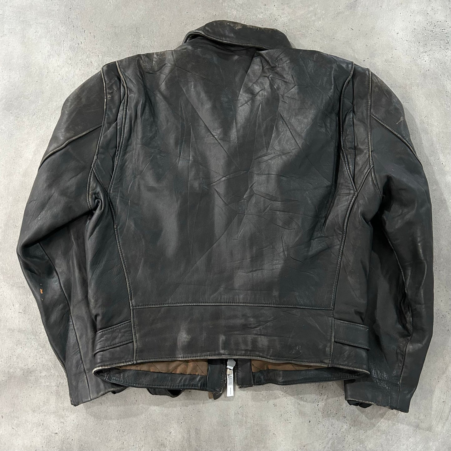 Vintage 70s-90s France Double Rider Leather Jackets