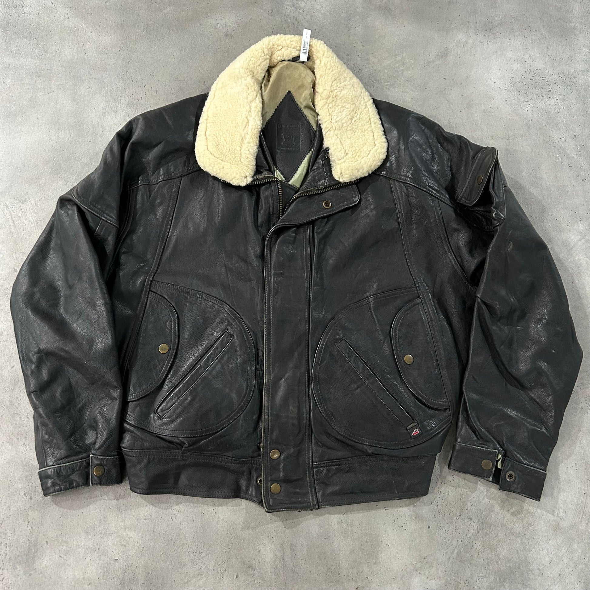 Vintage 70s-90s Germany Hein Gericke Military Flight Leather Jackets