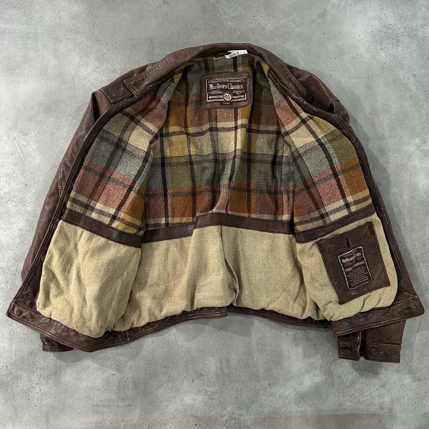 Vintage 70s-90s Italy Marlboro Workwear Leather Jackets