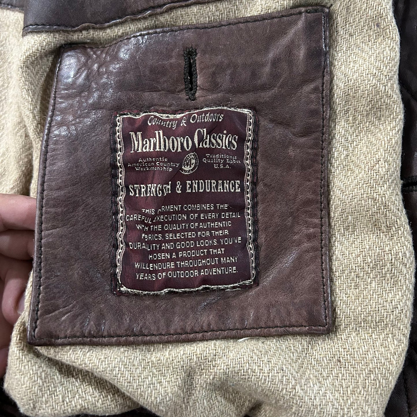 Vintage 70s-90s Italy Marlboro Workwear Leather Jackets