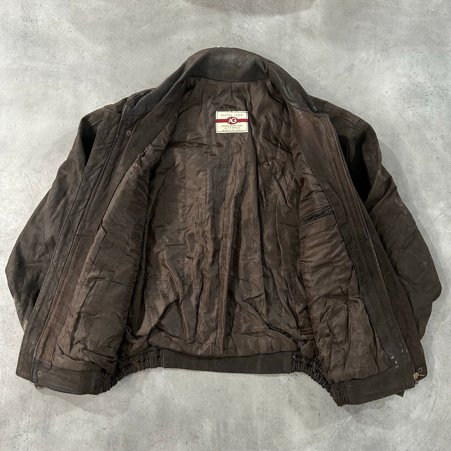 Vintage 70s-90s Italy Flight Leather Jackets