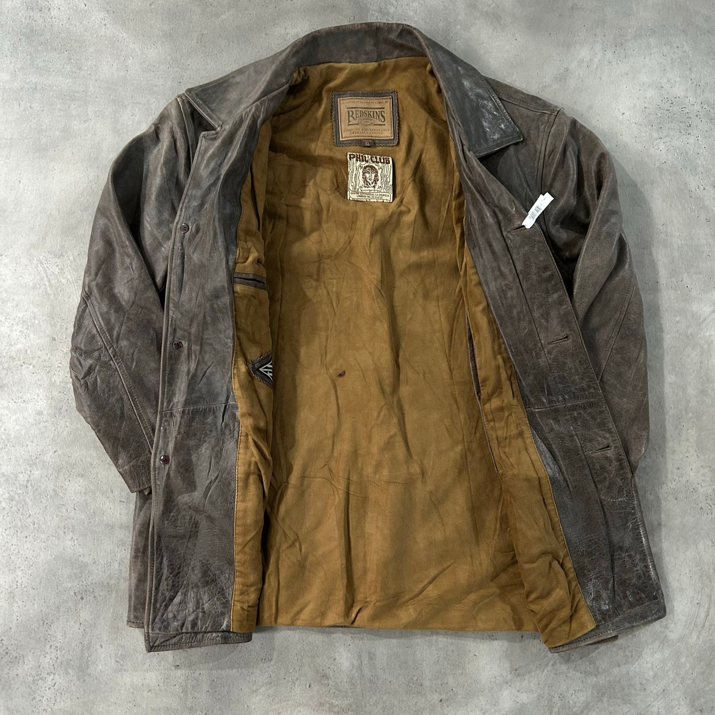 Vintage 70s-90s France Redskins Mid-Length Leather Jackets