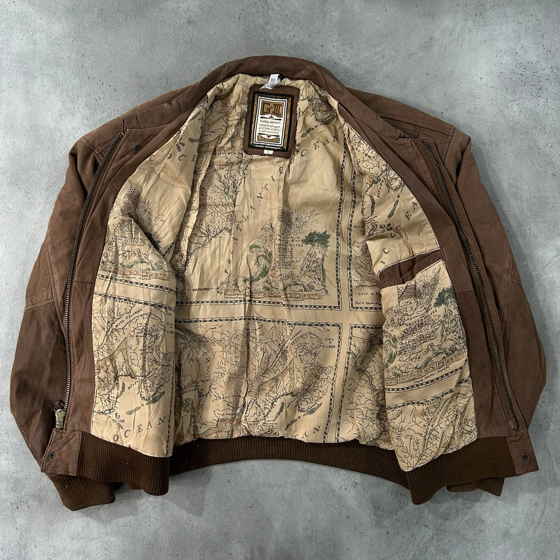 Vintage 70s-90s South Korea Military A-2 Leather Jackets