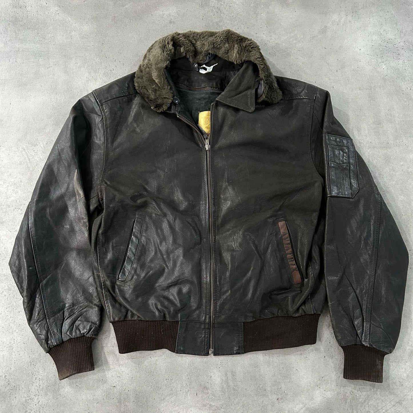 Vintage 70s-90s Military Flight Leather Jackets
