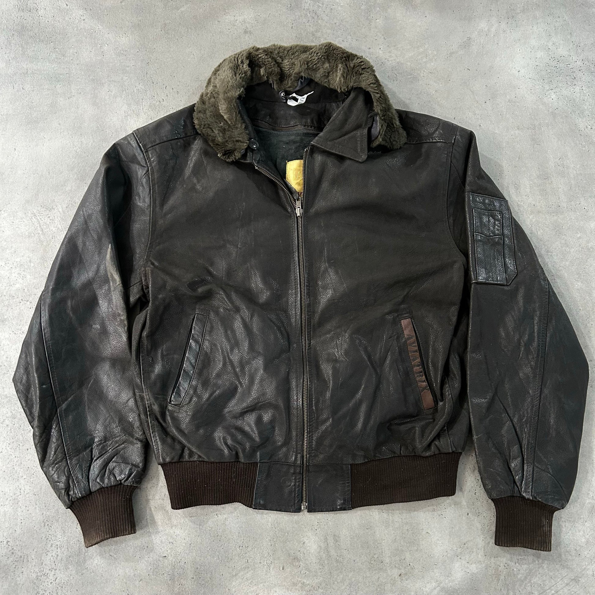 Vintage 70s-90s Military Flight Leather Jackets