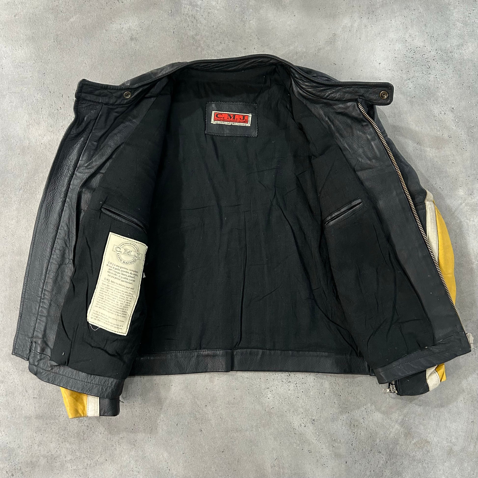 Vintage 70s-90s Italy Motorcycle Leather Jackets