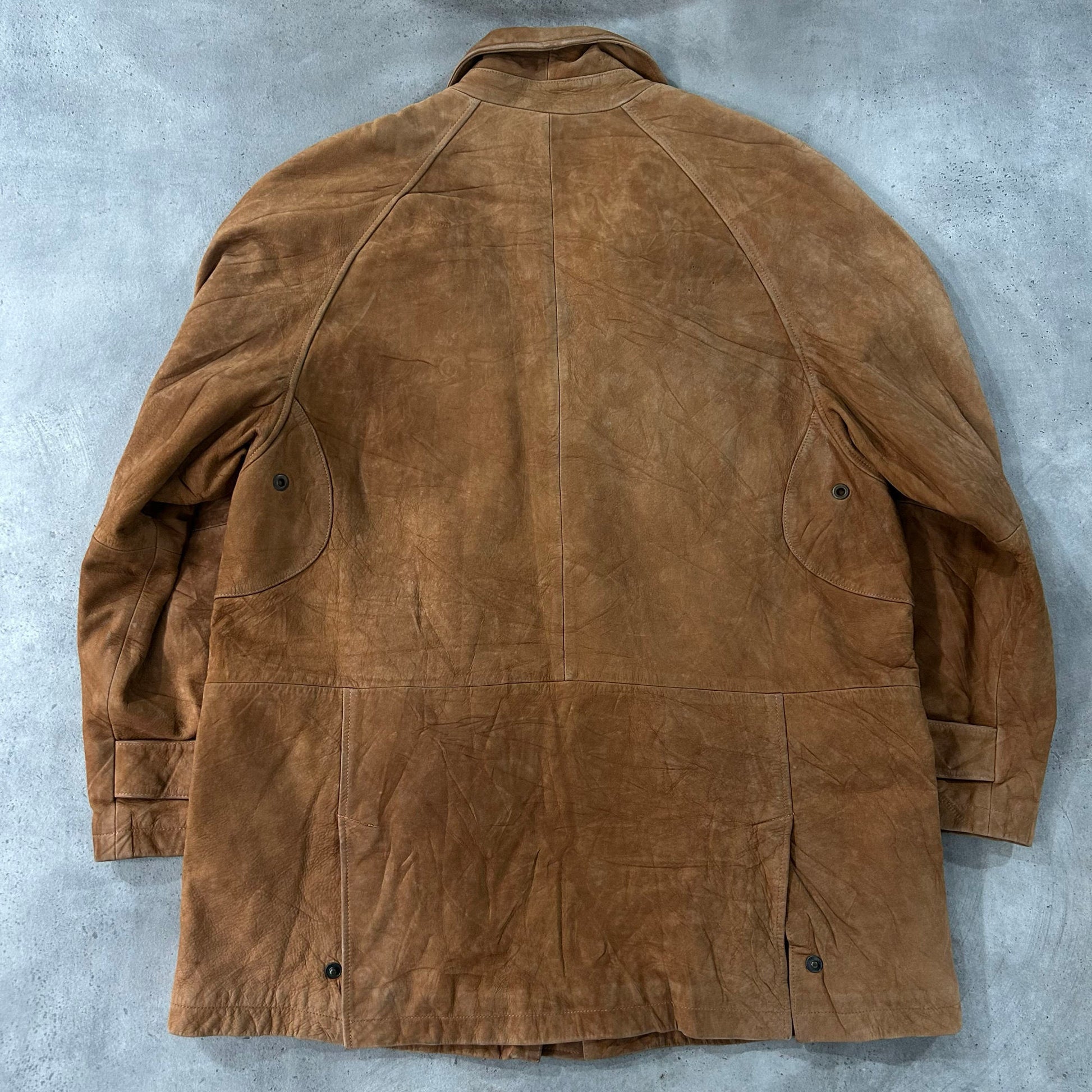 Vintage Turkey Timberland Workwear Mid-Length Leather Jackets