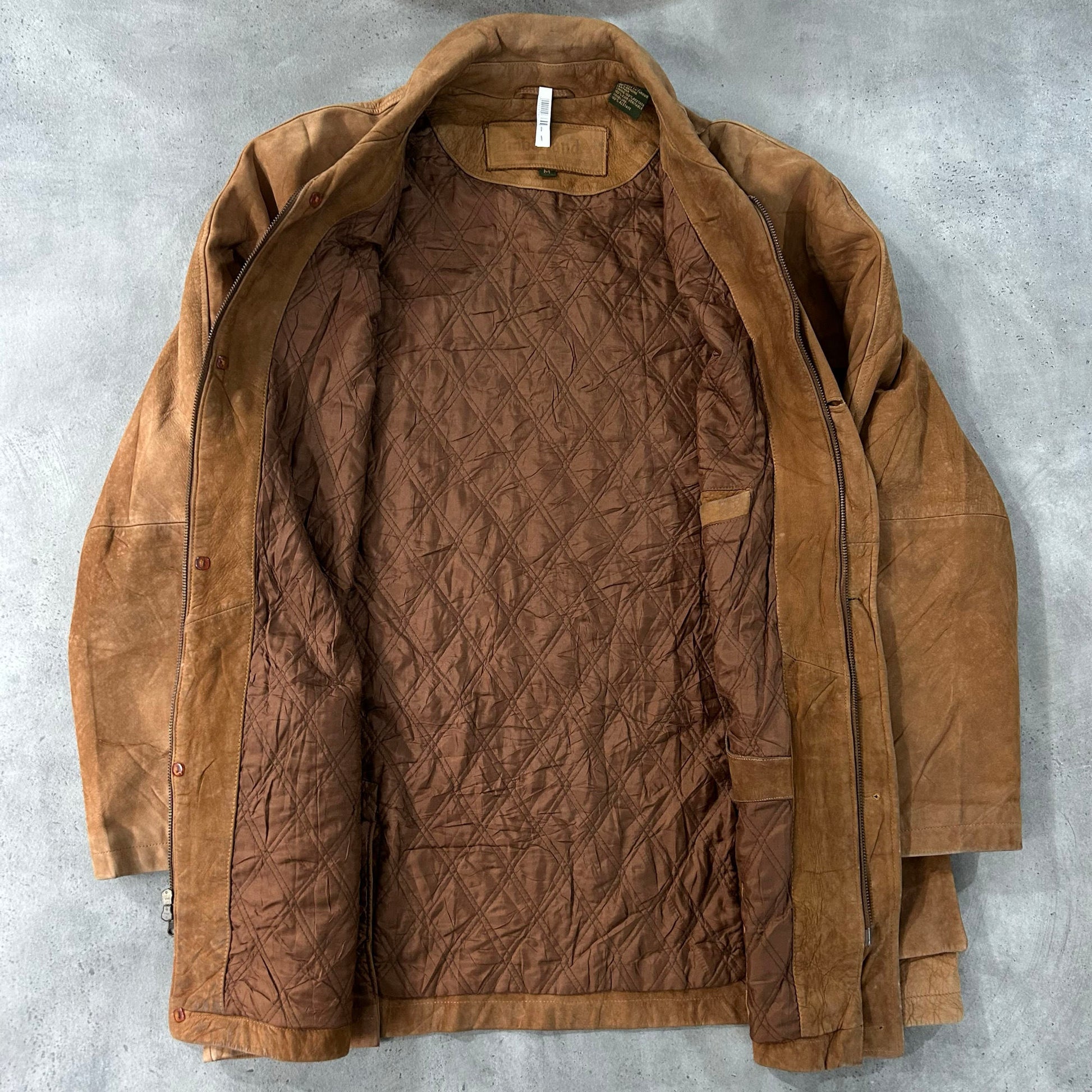 Vintage Turkey Timberland Workwear Mid-Length Leather Jackets