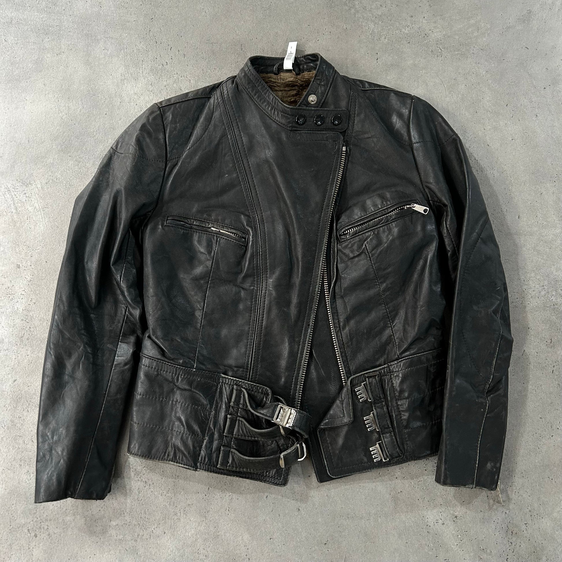 Vintage 70s-90s Germany Double Rider Leather Jackets