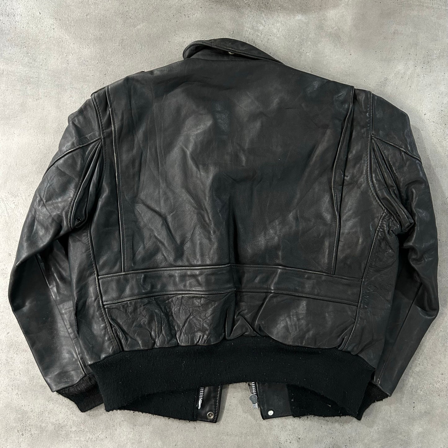 Vintage 70s-90s USA Schott Military Flight Leather Jackets