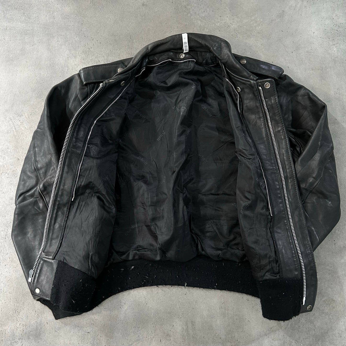 Vintage 70s-90s USA Schott Military Flight Leather Jackets