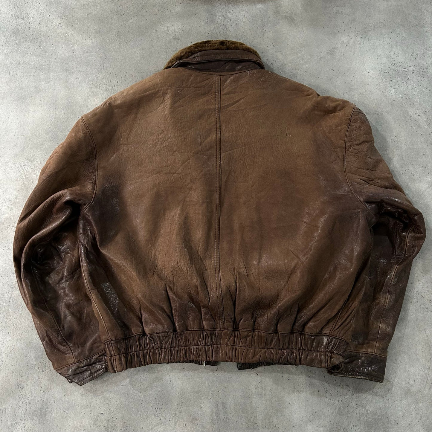 Vintage 70s-90s Spain Military Flight Leather Jackets