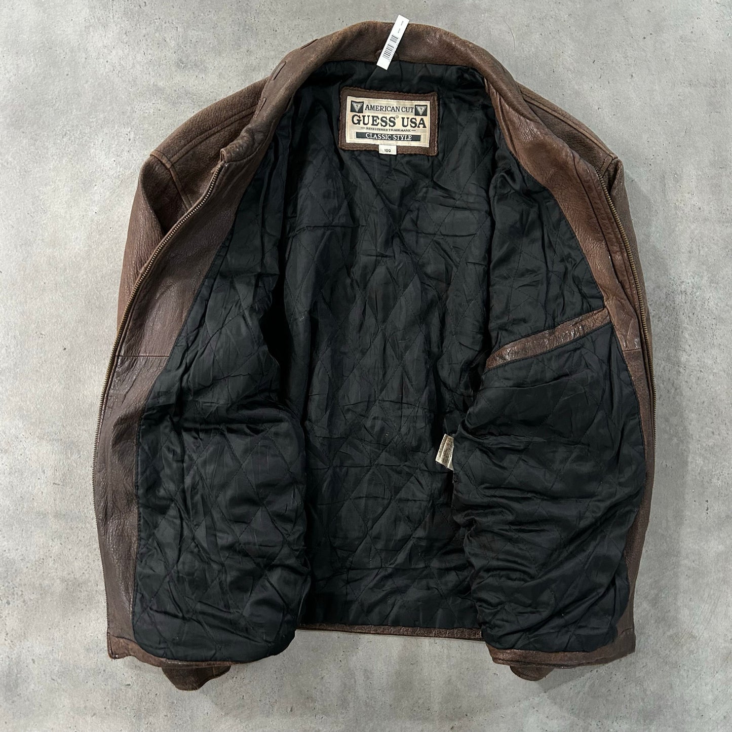 Vintage 70s-90s South Korea Guess Retro Leather Jackets