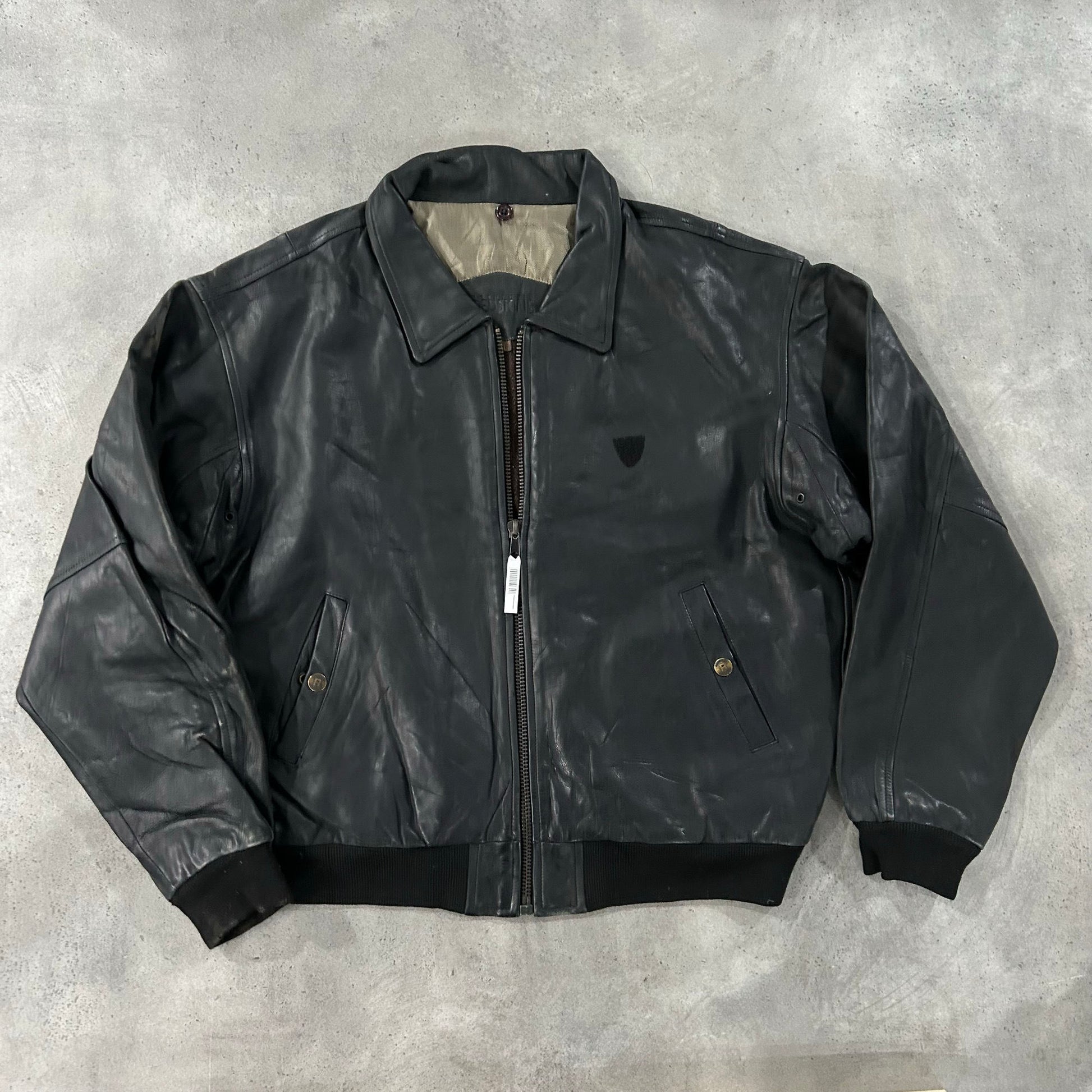 Vintage 70s-90s France Redskins Military Flight Leather Jackets