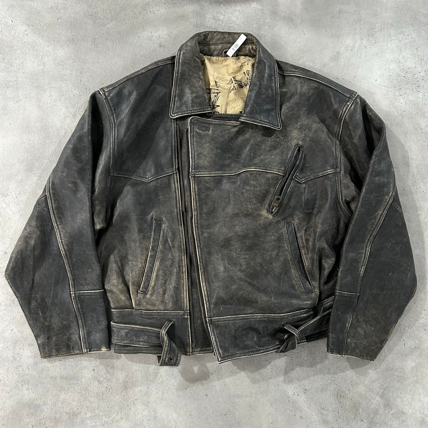 Vintage 70s-90s Chevignon Double Rider Leather Jackets