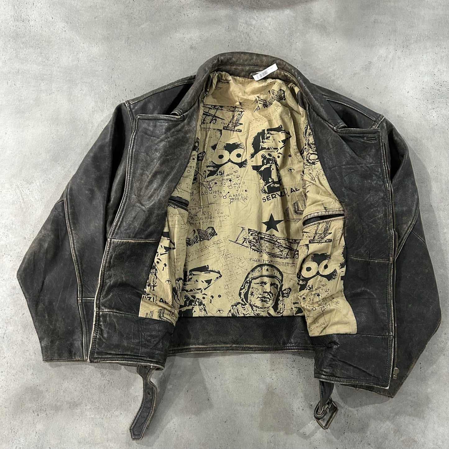 Vintage 70s-90s Chevignon Double Rider Leather Jackets