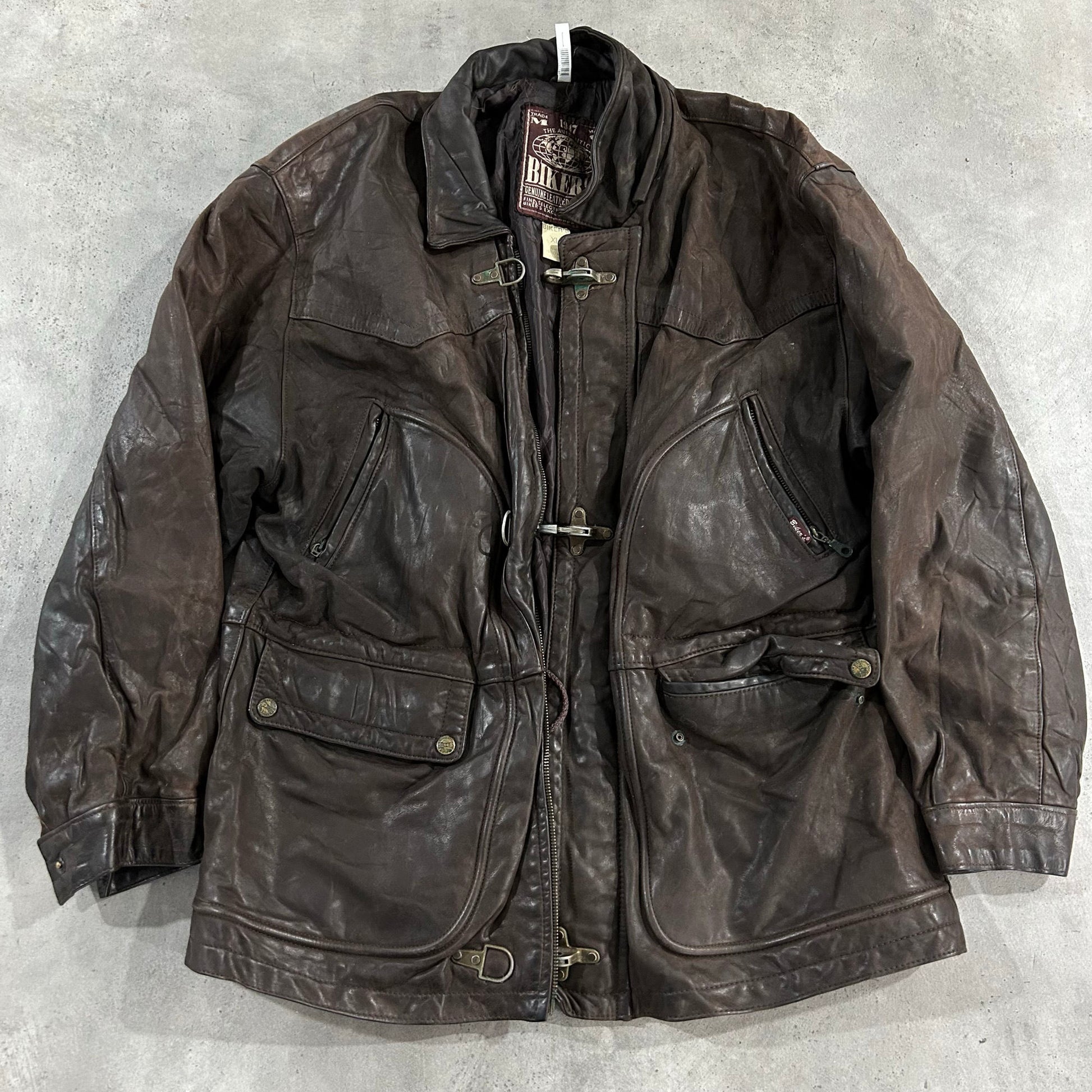 Vintage 70s-90s France Mid-Length Leather Jackets