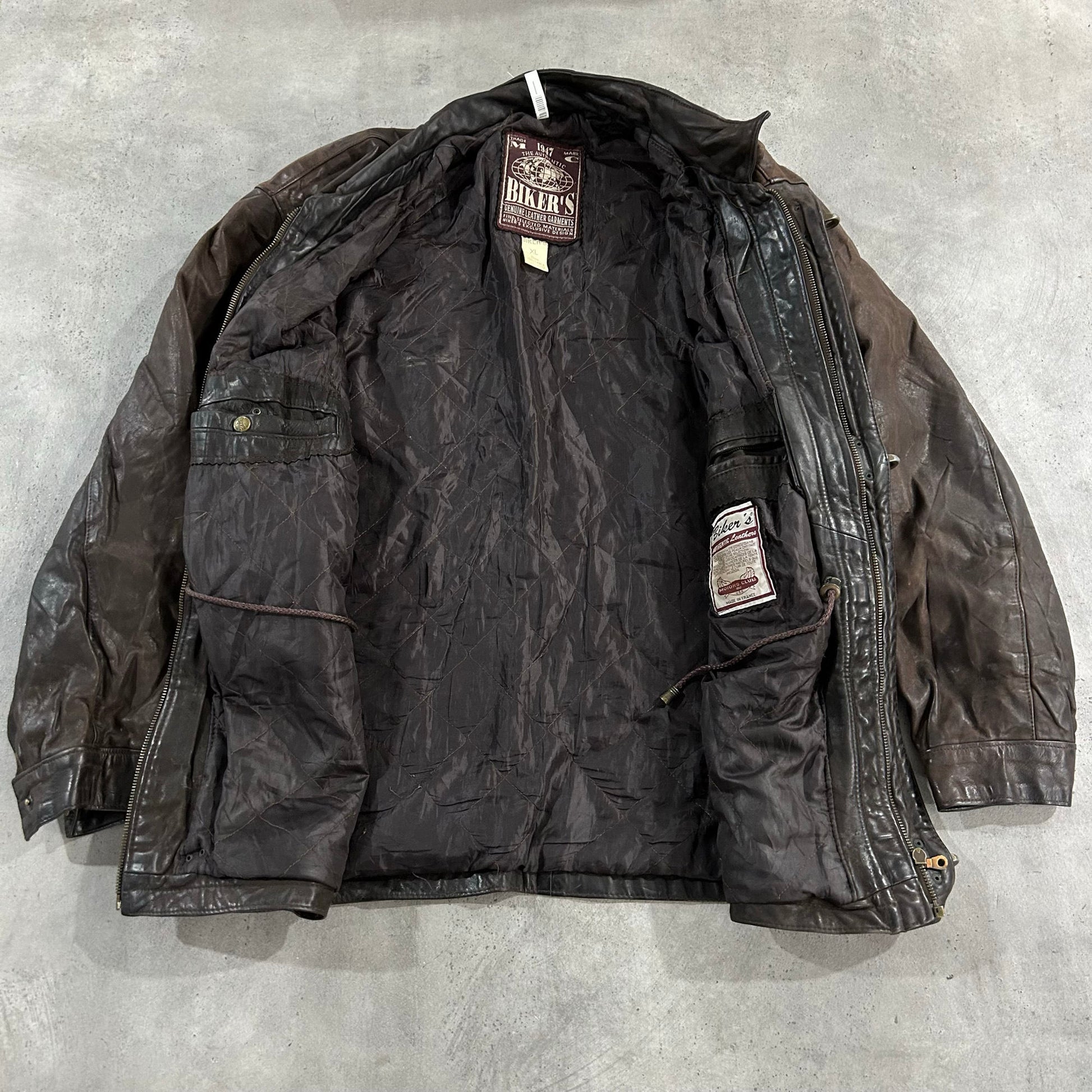 Vintage 70s-90s France Mid-Length Leather Jackets