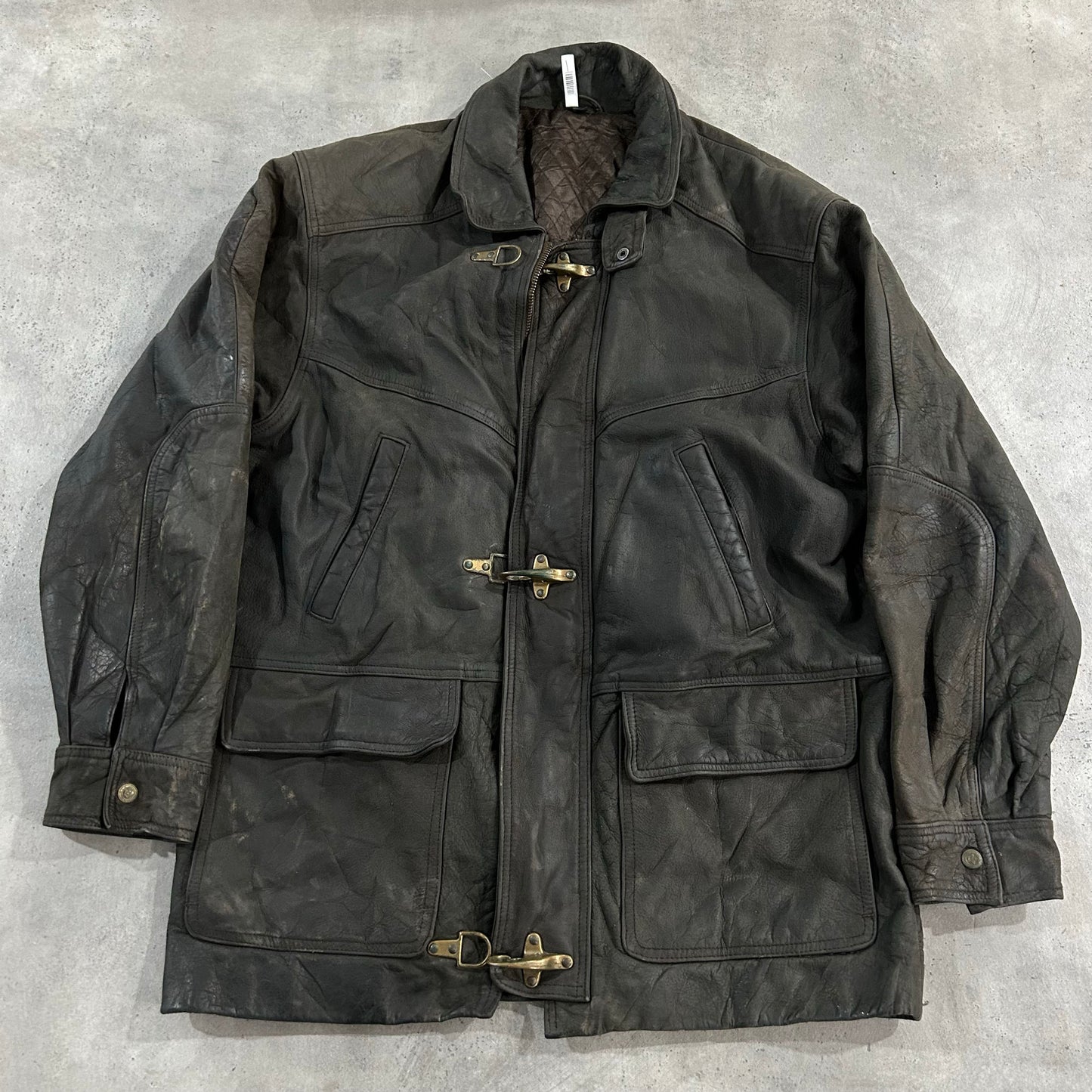 Vintage 70s-90s Marlboro Workwear Mid-Length Leather Jackets