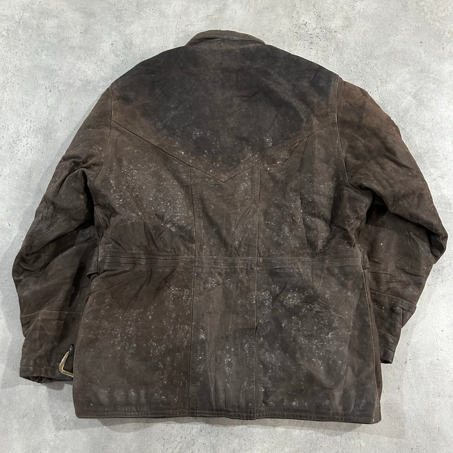 Vintage 70s-90s France Workwear Mid-Length Leather Jackets
