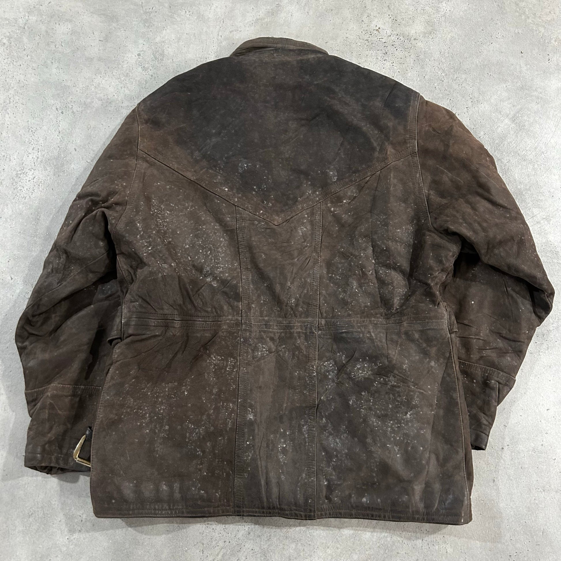 Vintage 70s-90s France Workwear Mid-Length Leather Jackets