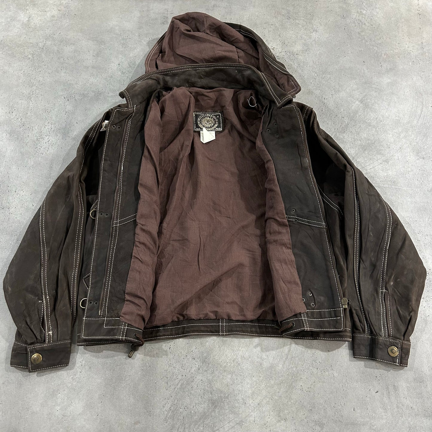 Vintage 70s-90s France Workwear Leather Jackets